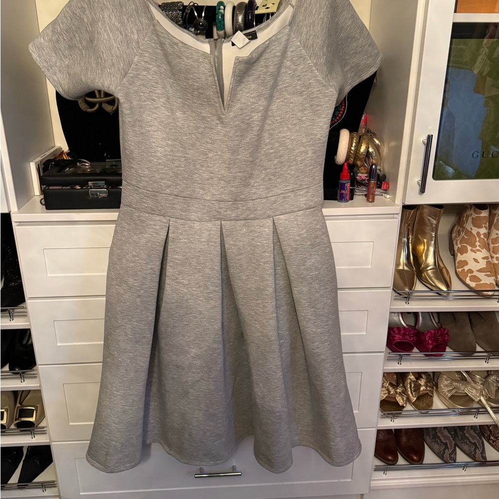 Effortless Comfort: Jogging Suit Material Dress with Wide Skirt (3X)